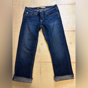 Big Star Rikki Low Rise Fit Ankle Women 30'W Blue Jeans Western Weekend Wear